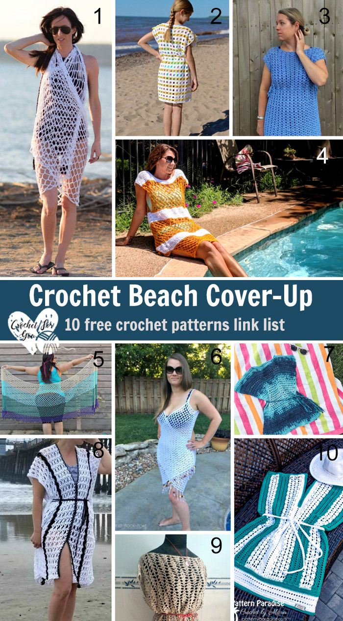 Crochet Beach Cover Up Pattern Crochet Beach Cover Up Free Patterns Crochet For You