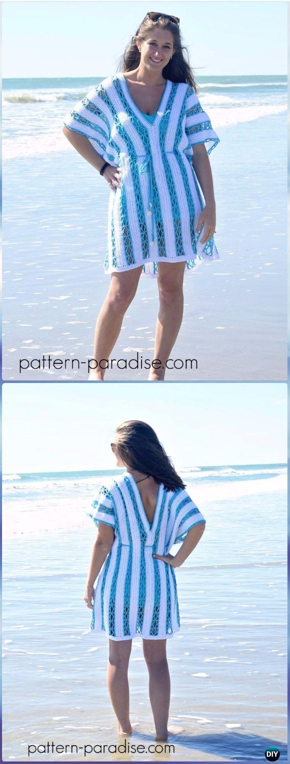 Crochet Beach Cover Up Pattern Crochet Beach Cover Up Free Patterns Women Summer Top