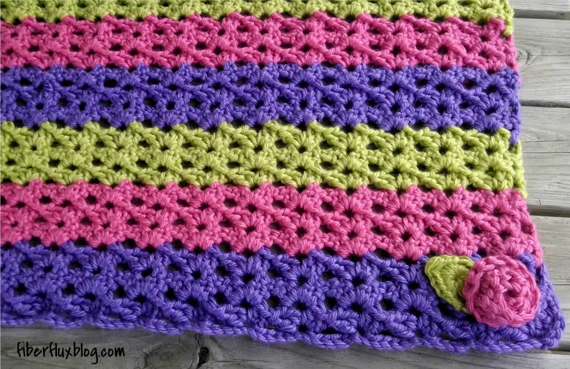 Crochet Blanket Pattern For Beginners Fiber Flux Free Crochet Patternsorbetto Ba Blanket Play Mat