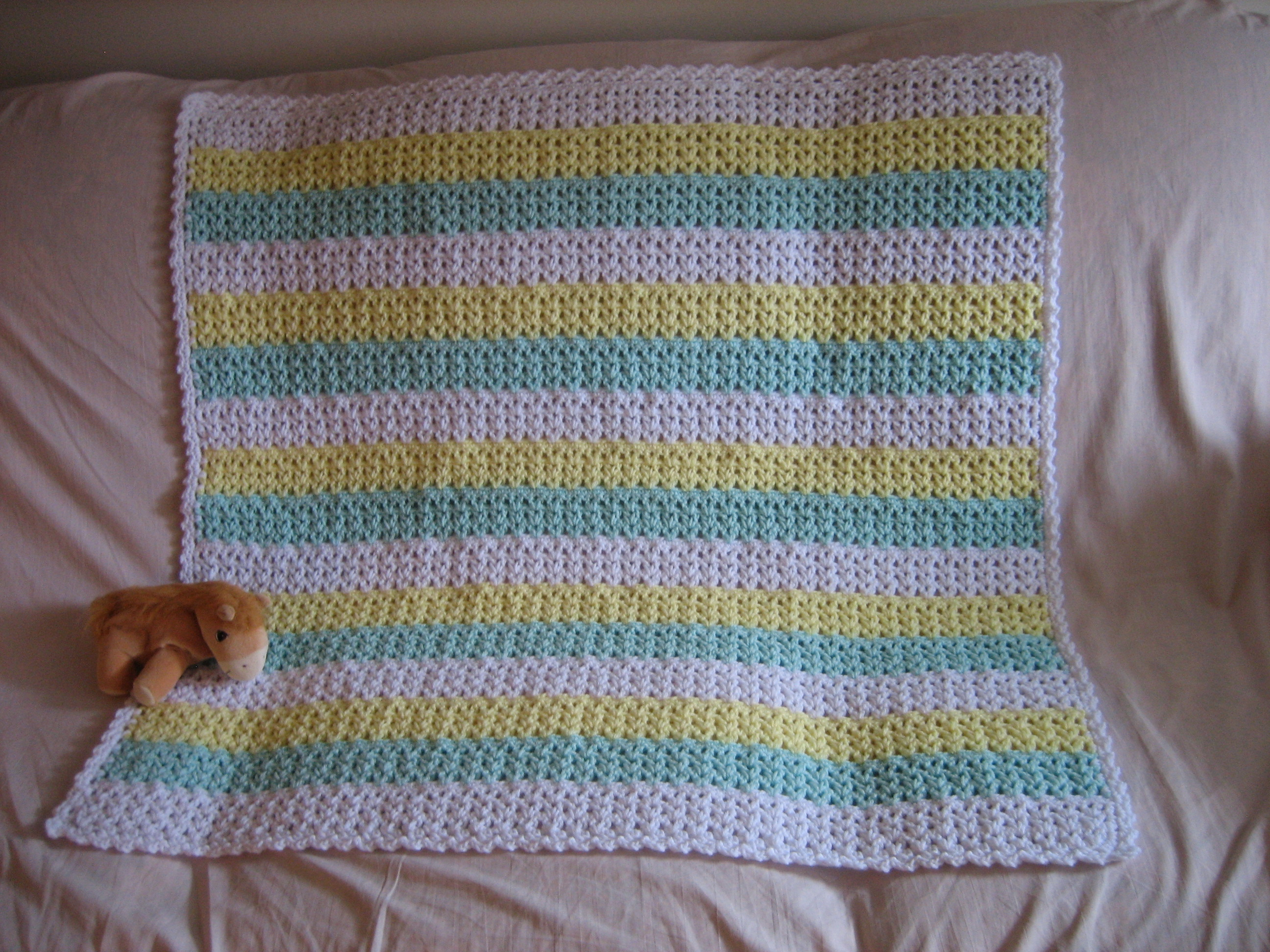 Crochet Blanket Pattern For Beginners Striped Crochet Afghan Favecrafts