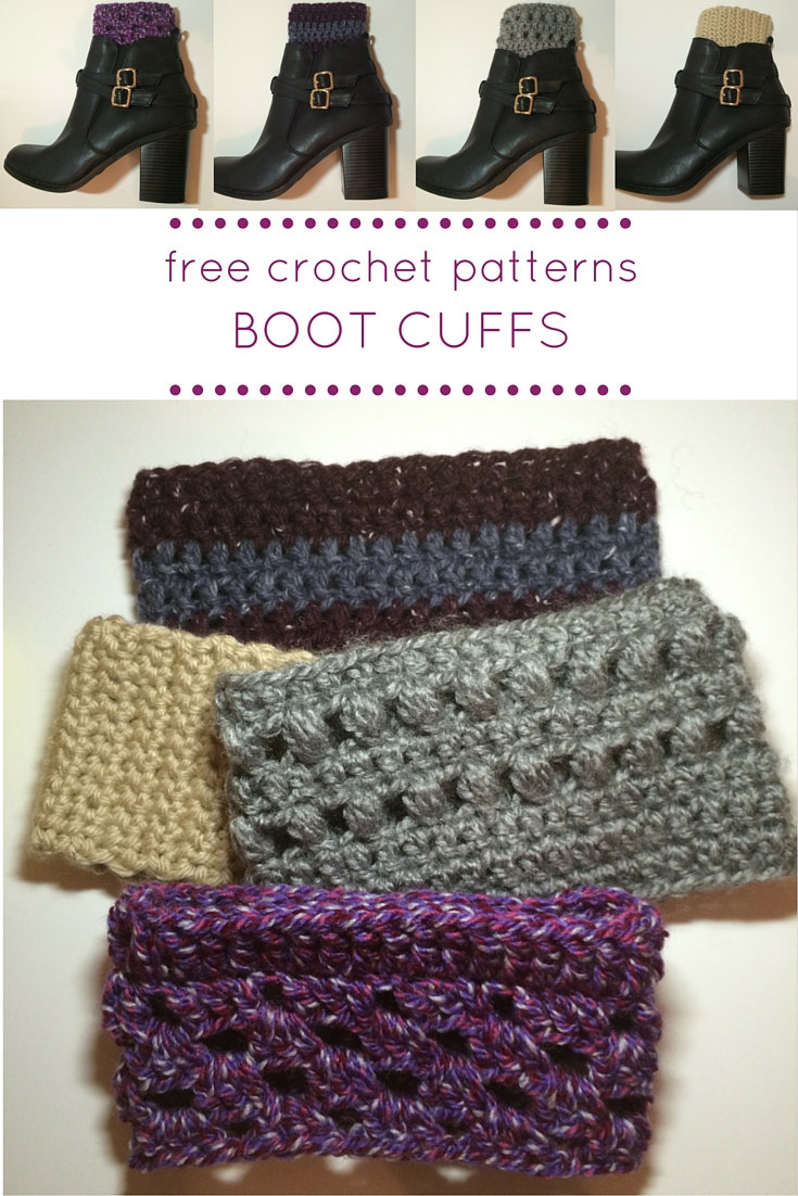 Crochet Boot Cuff Pattern How To Crochet Boot Cuffs Lucy Kate Crochet
