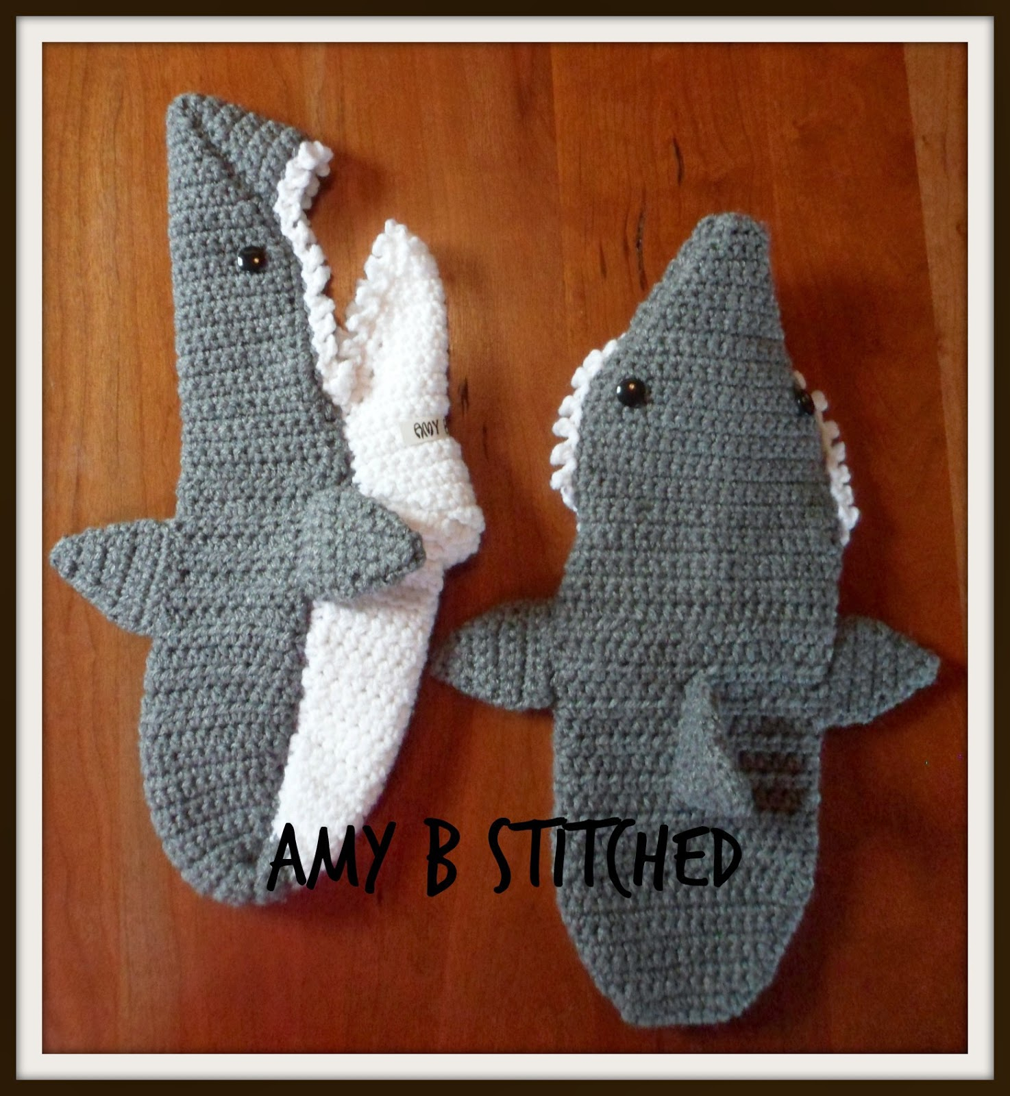 Crochet Bootie Pattern For Adults A Stitch At A Time For Amy B Stitched Crocheted Shark Slippers