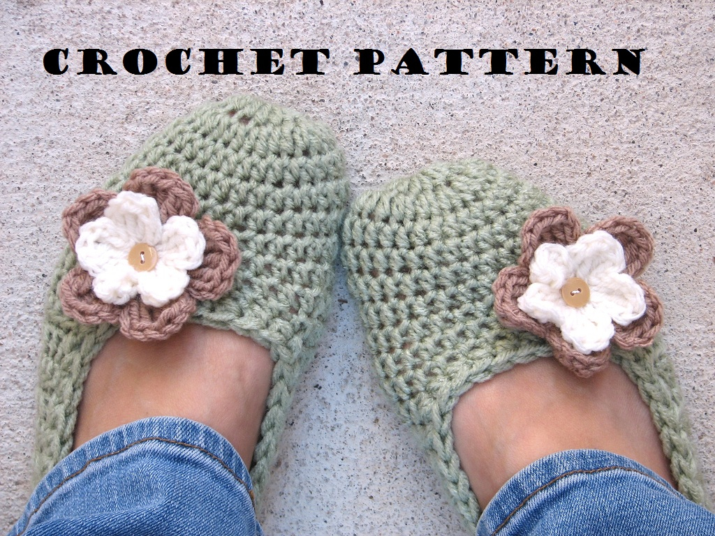 Crochet Bootie Pattern For Adults Adult Slippers Crochet Pattern Pdfeasy Great For Beginners Shoes