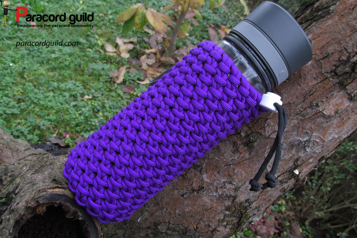 Crochet Bottle Holder Pattern Chain Sinnet Paracord Bottle Wrap Paracord Guild