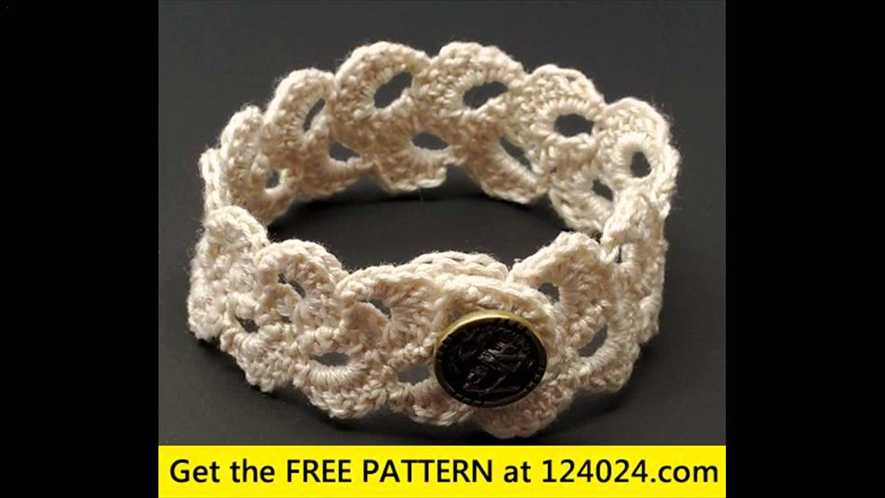 Crochet Bracelet Pattern Easy Crochet Bracelet Free Patterns Youtube