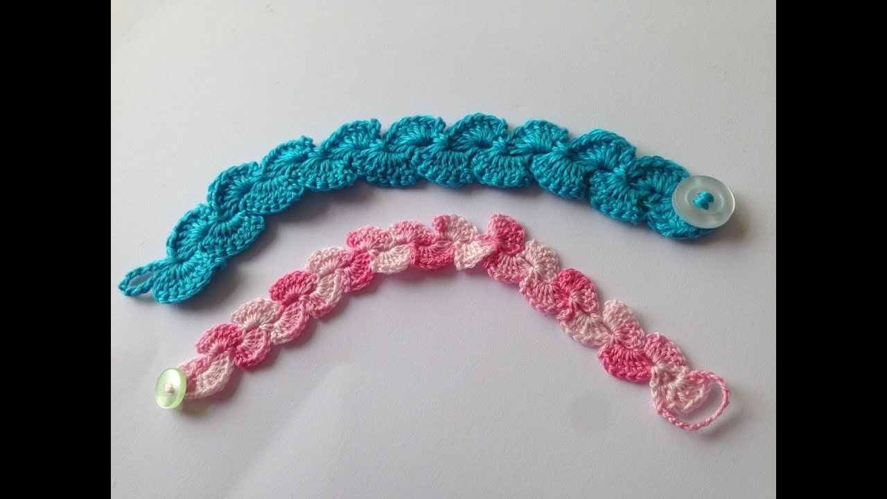 Crochet Bracelet Pattern How To Crochet Easy And Beautiful Bracelet Youtube
