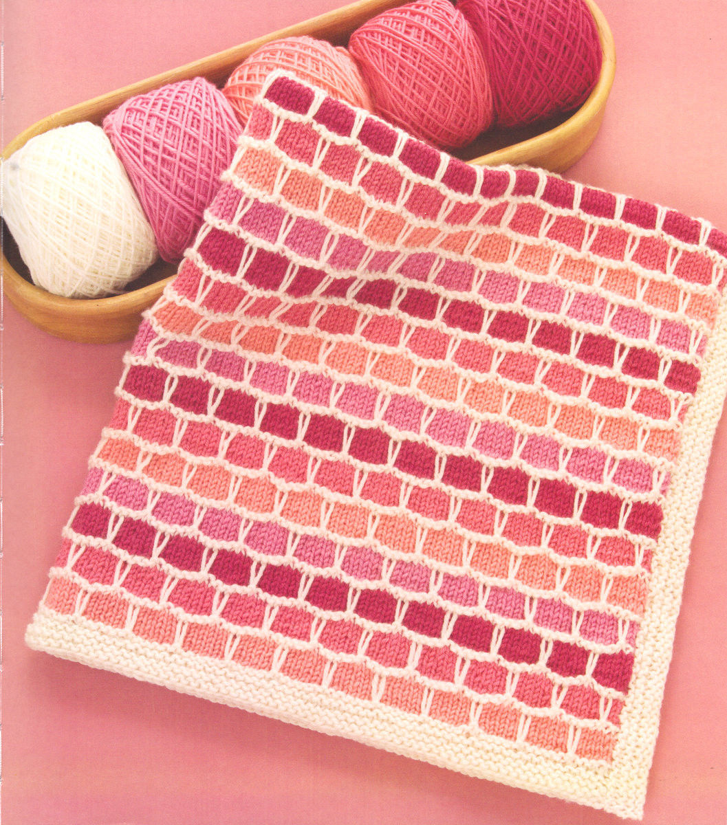 Crochet Brick Stitch Pattern Ba Bricks Blanket Slip Stitch 33 X 32 Knitting Pattern