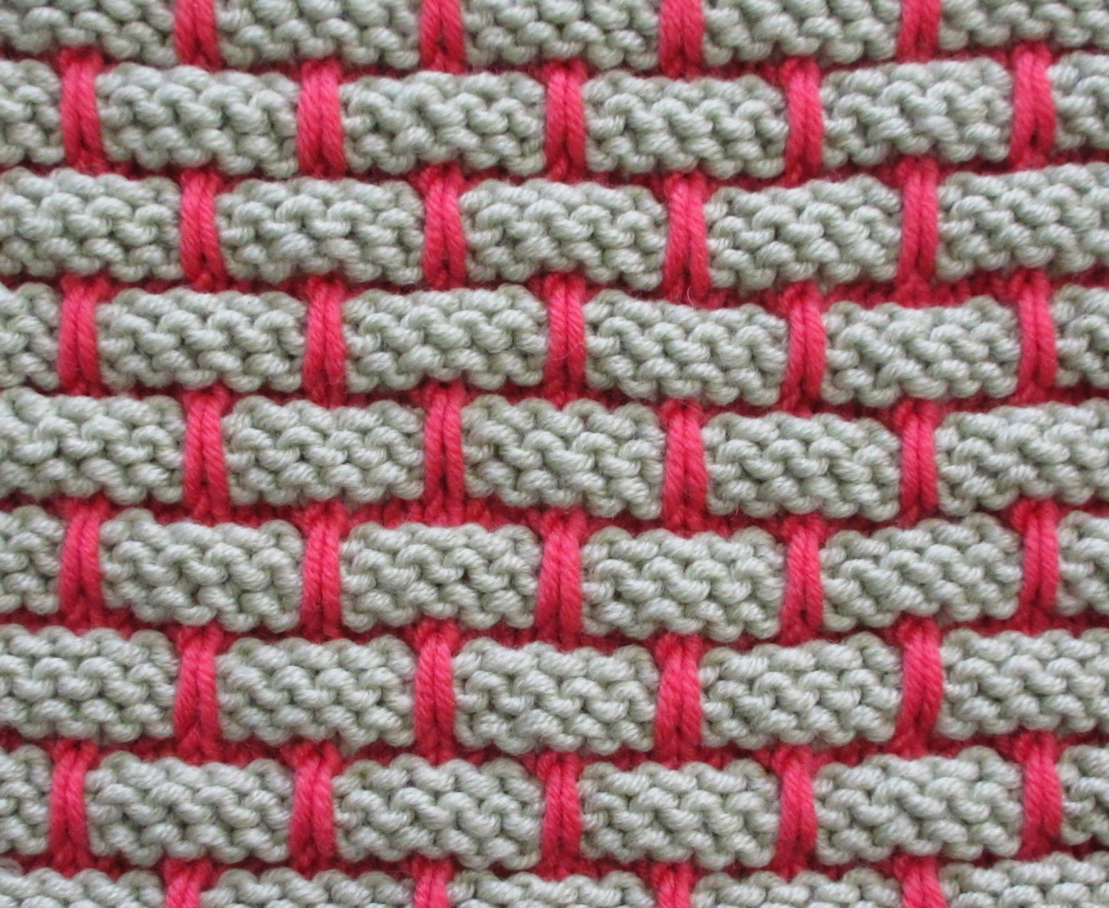 Crochet Brick Stitch Pattern Textured Knits 2 Color Brick Stitch