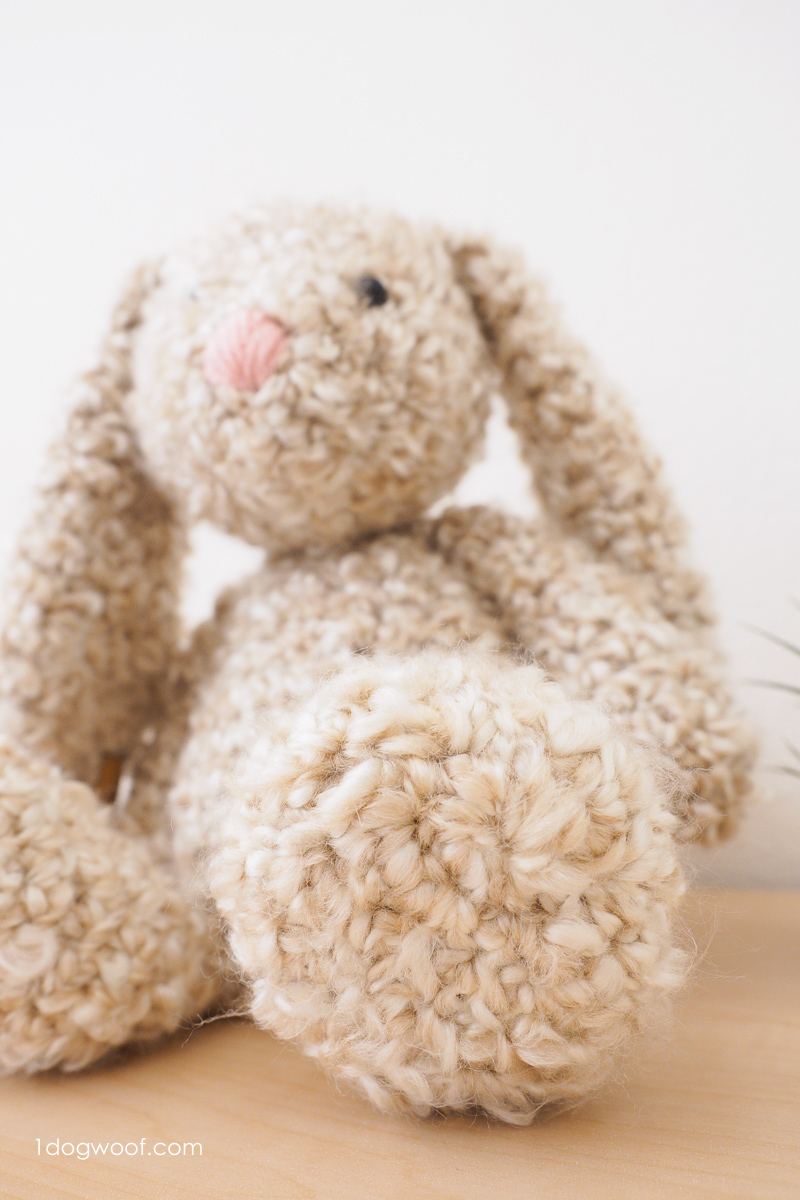 Crochet Bunny Pattern Easy Classic Stuffed Bunny Crochet Pattern For Easter One Dog Woof