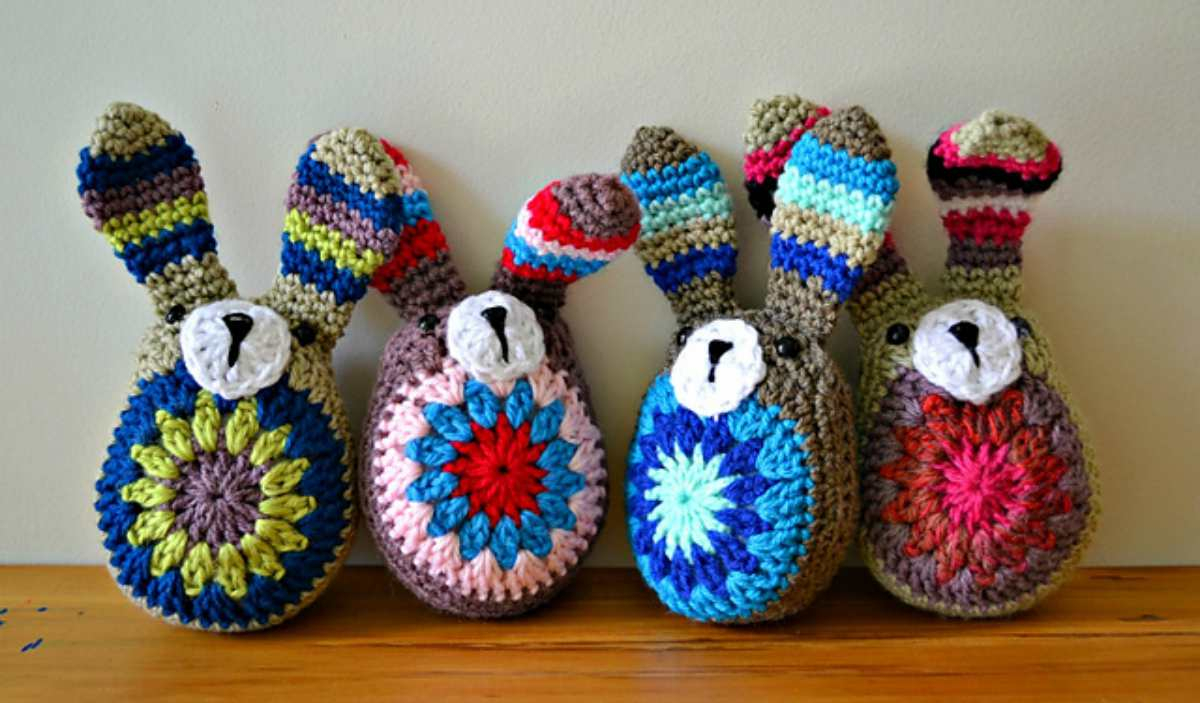 Crochet Bunny Pattern Easy Easy Easter Bunny From Scraps Free Crochet Pattern Your Crochet