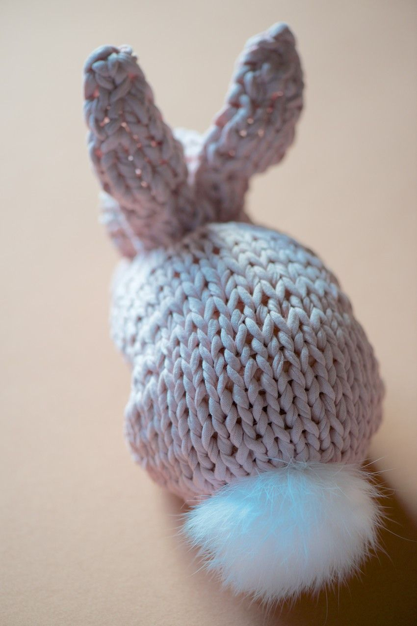 Crochet Bunny Pattern Easy Knitted Bunny Projects Pinterest Knitting Easy Knitting And