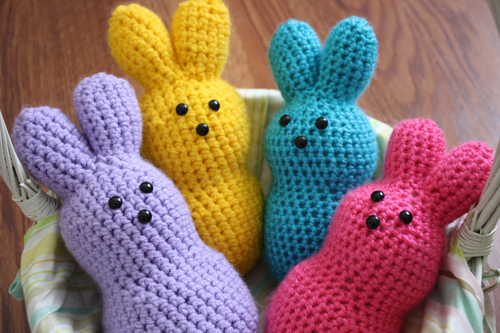 Crochet Bunny Pattern Easy Little Creative Nest Crochet Bunny Peeps