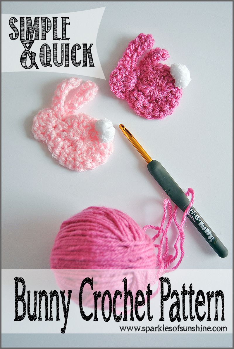 Crochet Bunny Pattern Easy Simple Quick Bunny Crochet Pattern Recipe Crochet Motifs