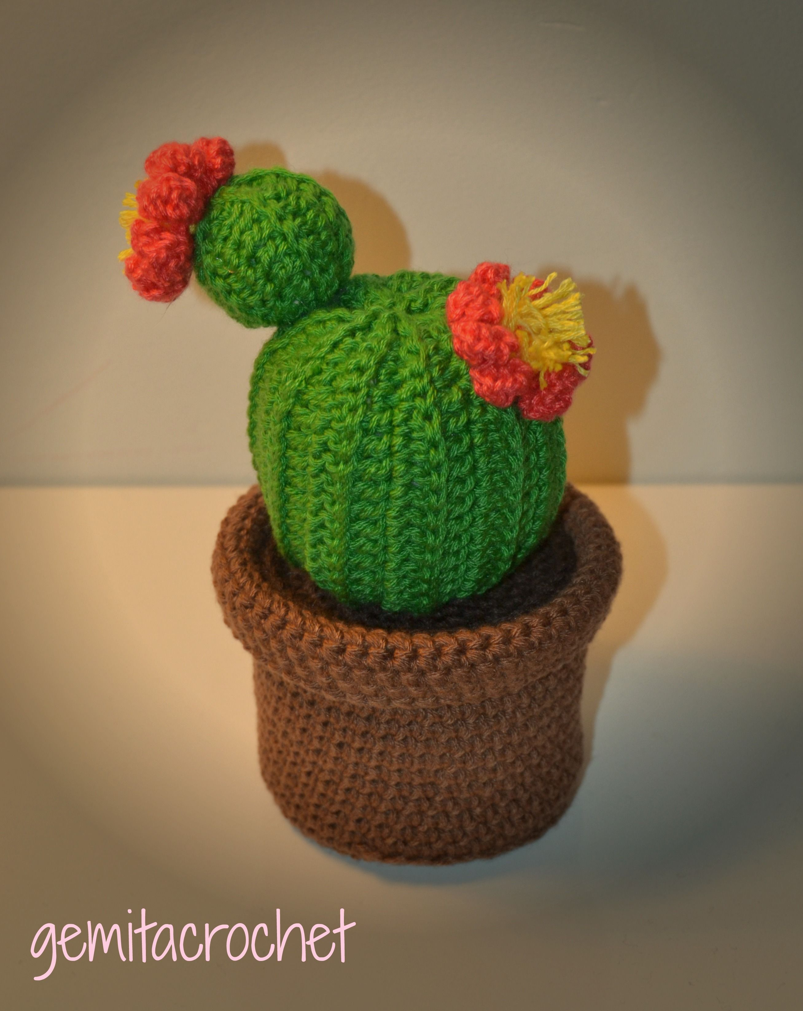 Crochet Cactus Pattern Cactus De Crochet Pinterest Crochet Cactus Crochet