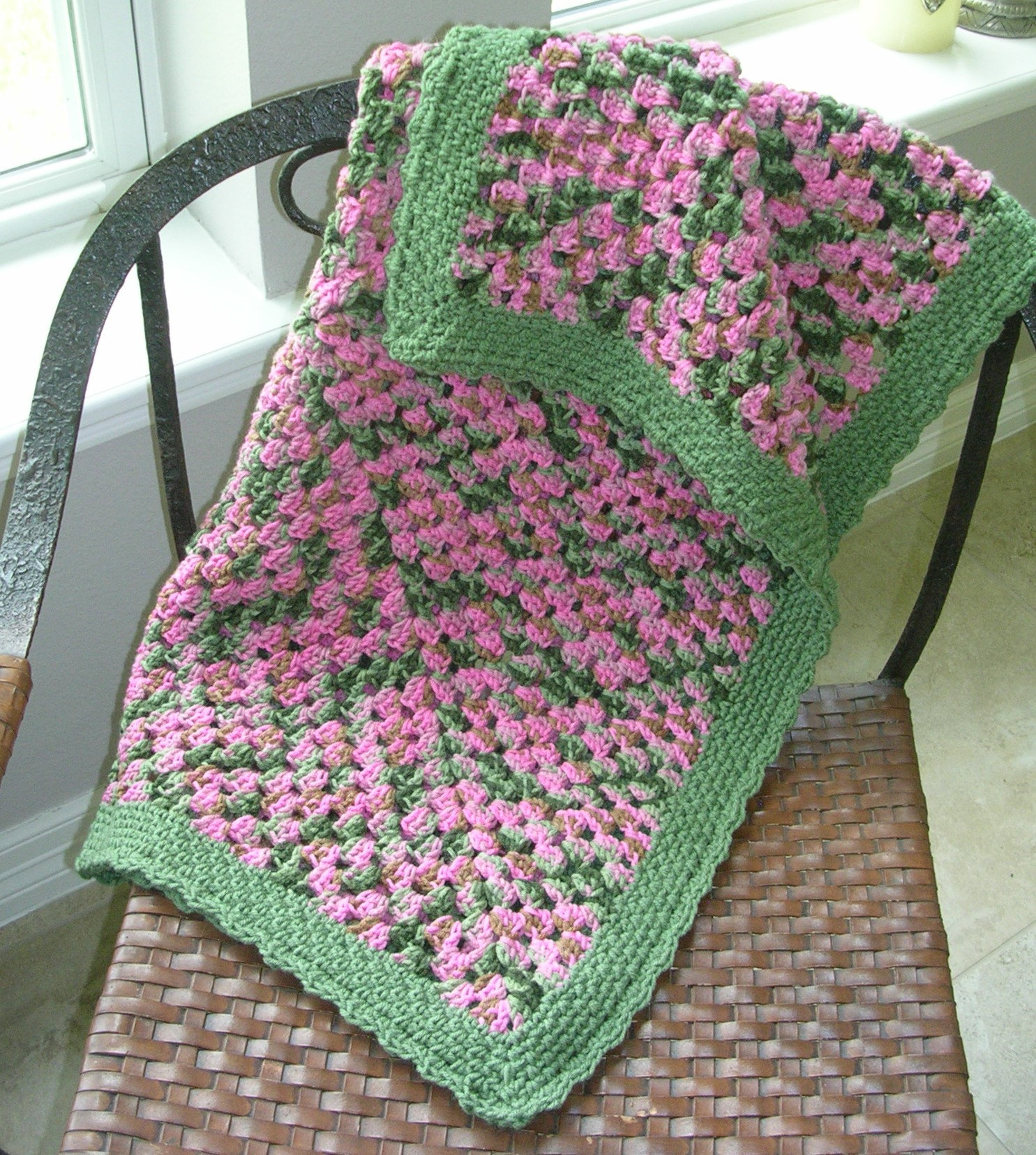 Crochet Camo Baby Blanket Pattern Camo Pink Crochet Ba Blanket Camouflage Pattern Granny Etsy