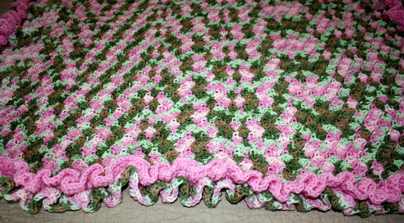 Crochet Camo Baby Blanket Pattern Crochet Camo Ba Blanket Pattern Pakbit For