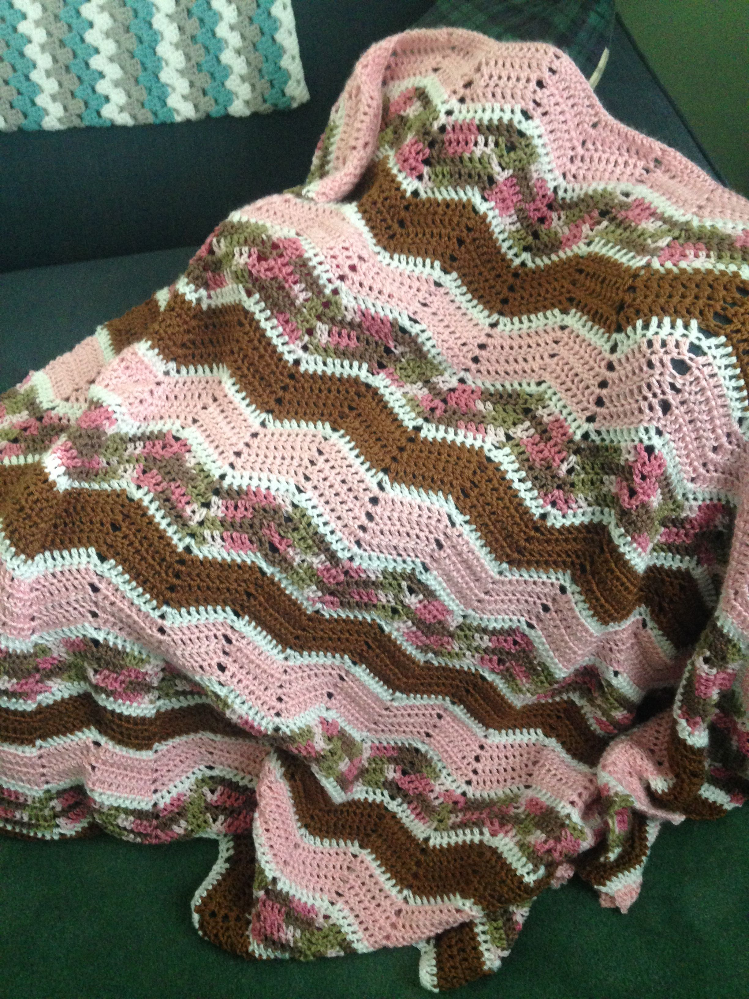 Crochet Camo Baby Blanket Pattern Pink Camo Crochet Blanket Crochet I Have Made Ba Blanket