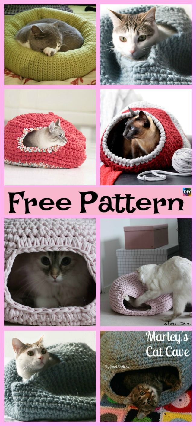 Crochet Cat Bed Pattern Free 10 Awesome Crochet Cat Bed Free Patterns Cats And Kittens And