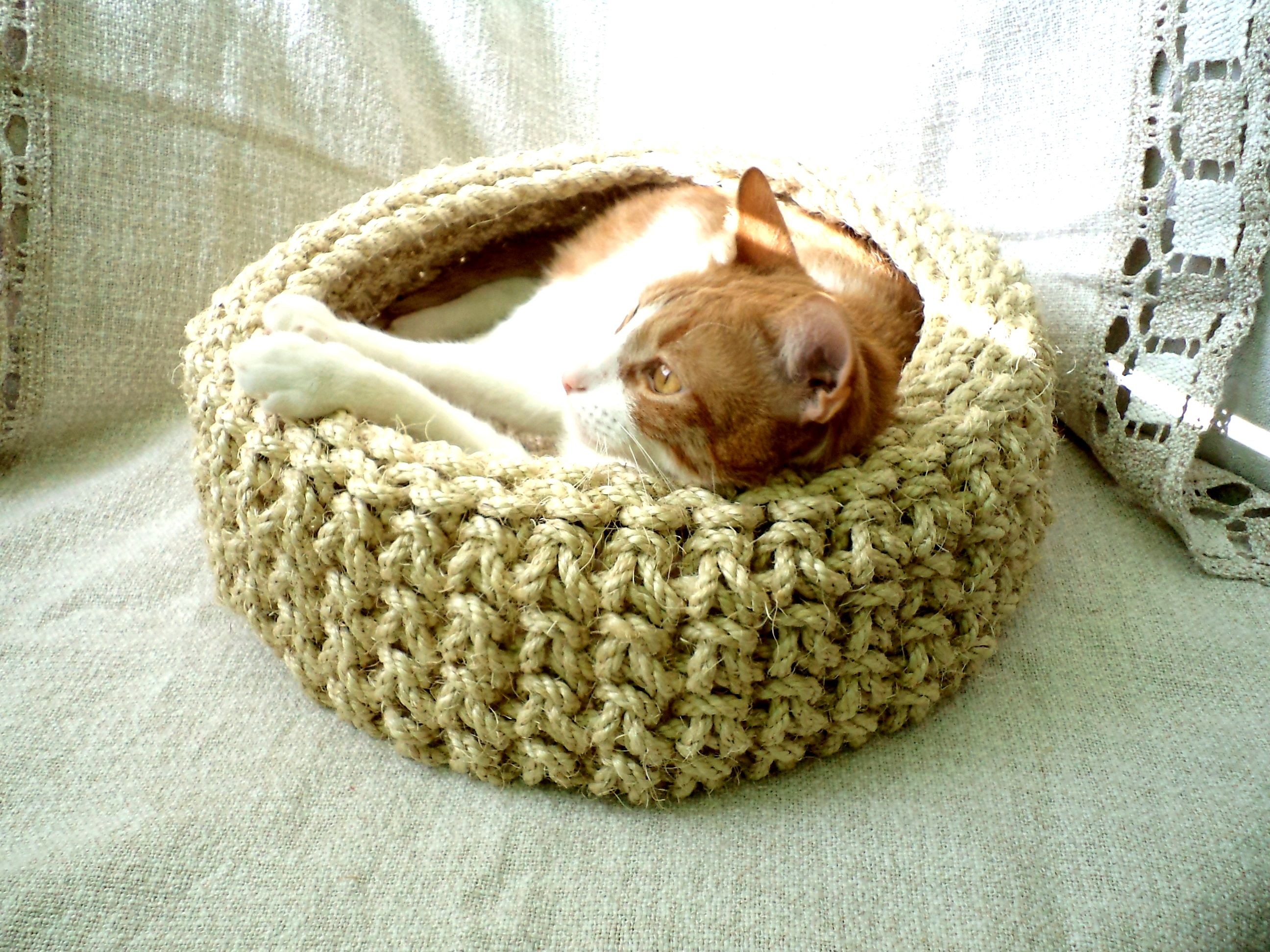Crochet Cat Bed Pattern Free 18 Popular Crochet Cat Bed Pattern Free Koprufotograflari
