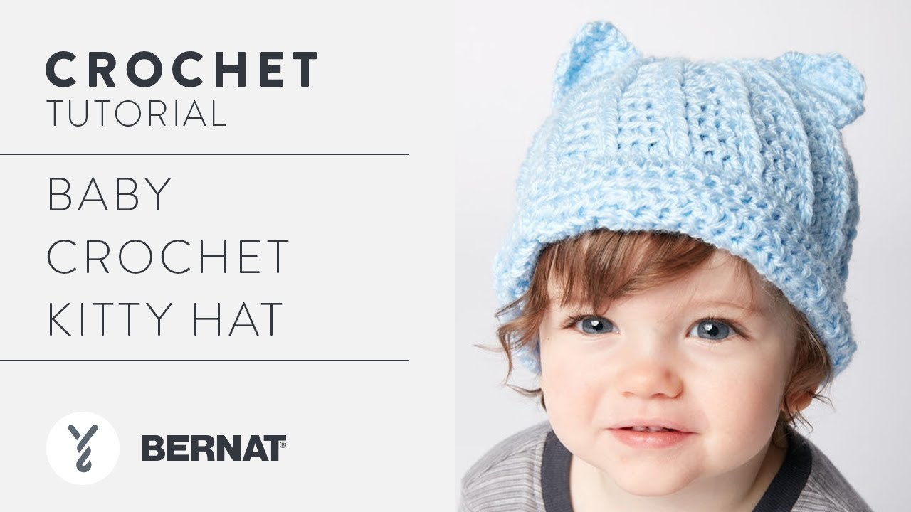 Crochet Cat Hat Pattern Crochet Toddler Hat Kitty Hat Youtube