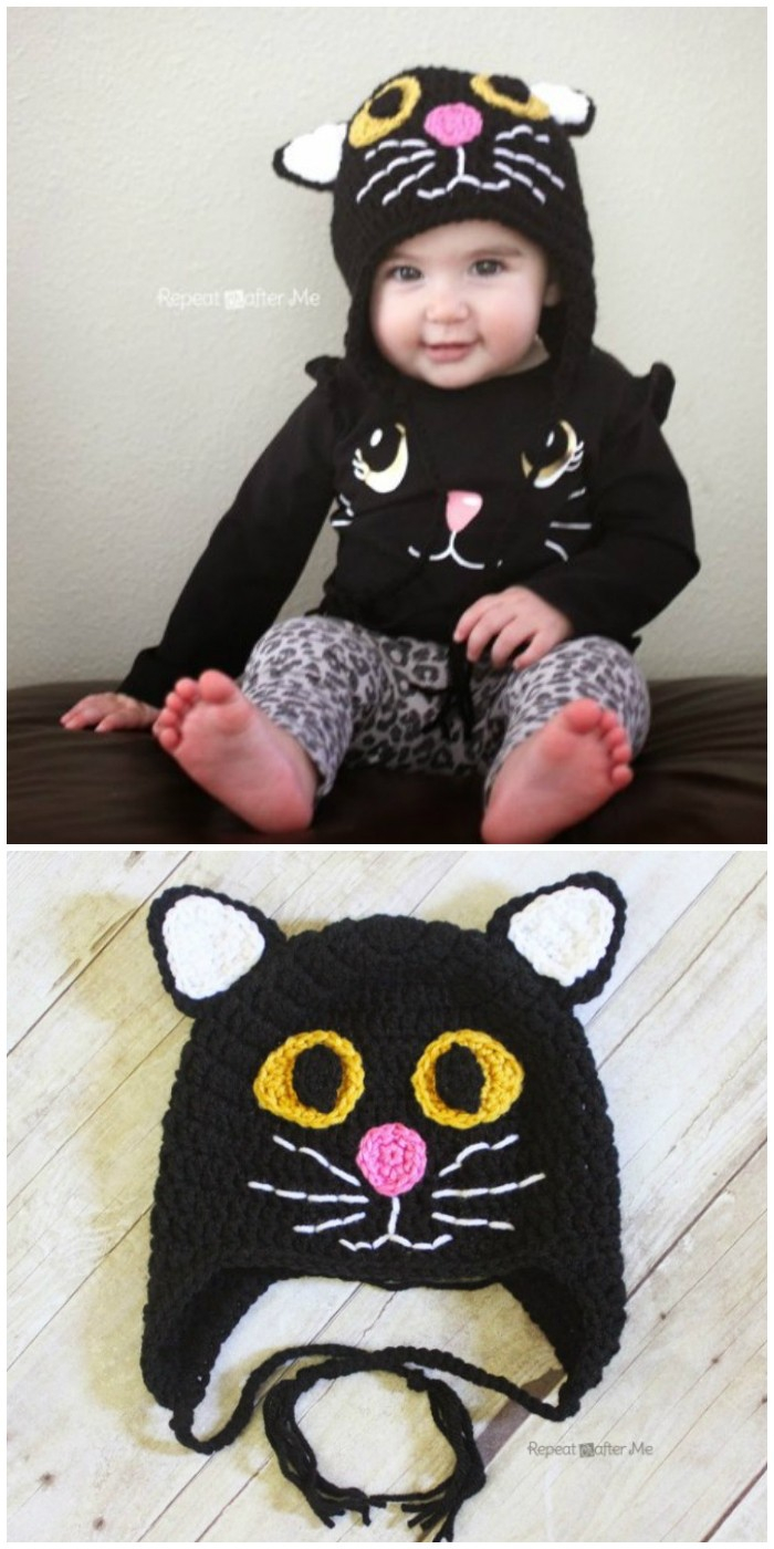 Crochet Cat Hat Pattern Easy And Cute Crochet Cat Patterns Free Patterns