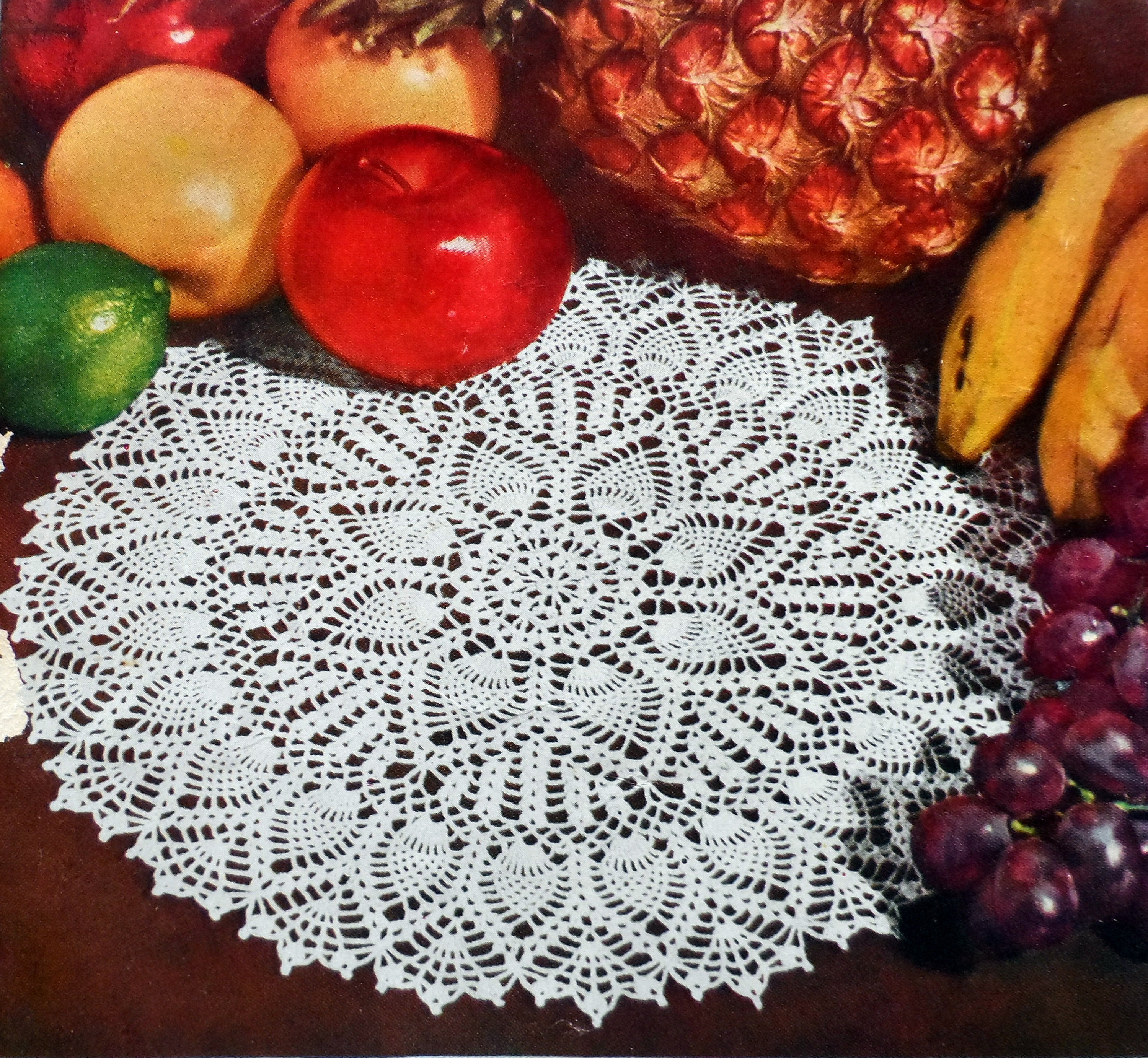 Crochet Centerpiece Pattern Thread Crochet Doily Pattern Lace Pineapple Centerpiece Pdf Etsy