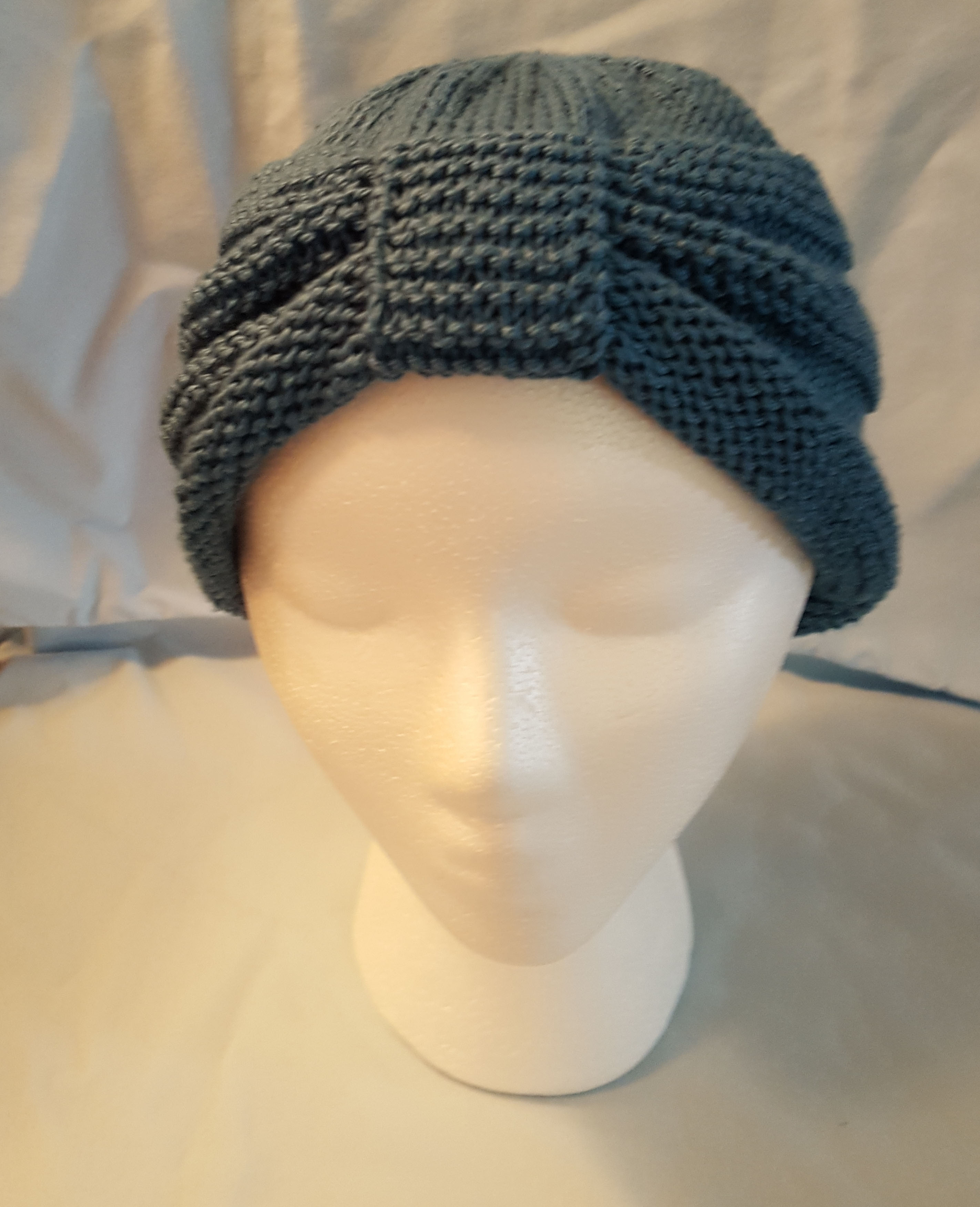 Crochet Chemo Caps Free Patterns New Pattern Knitted Turban Style Chemo Hat
