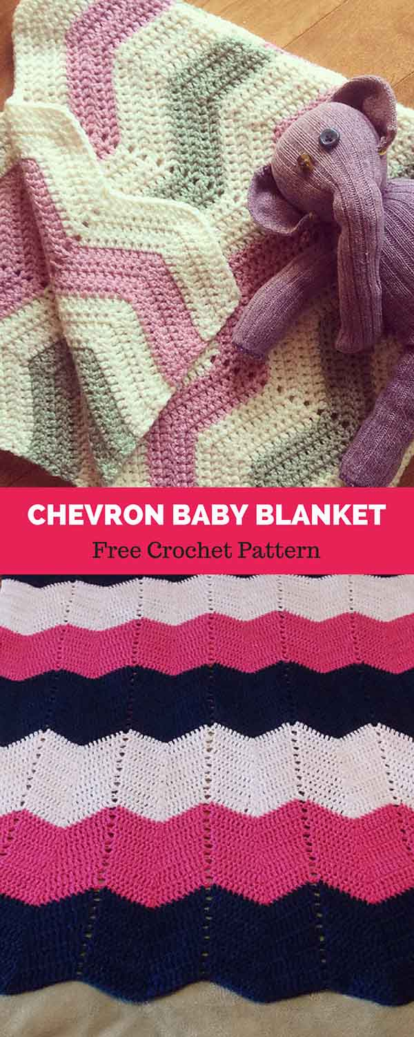 Crochet Chevron Baby Blanket Free Pattern Chevron Ba Blanket Free Crochet Pattern All About Patterns