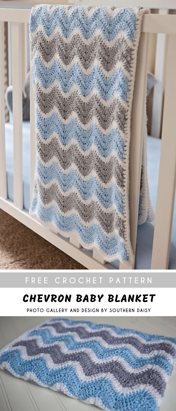 Crochet Chevron Baby Blanket Free Pattern Pattern Center Chevron Ba Blanket