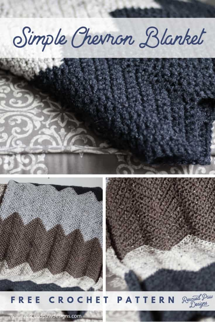 Crochet Chevron Pattern Easiest Chevron Crochet Blanket Pattern Pattern Using Single Crochets