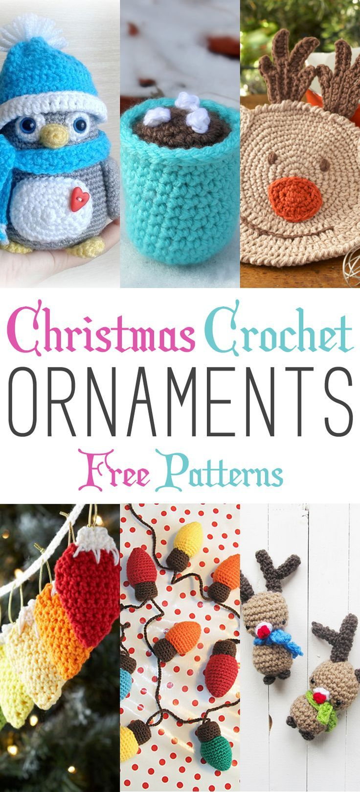 Crochet Christmas Ornament Patterns Christmas Crochet Ornaments With Free Patterns