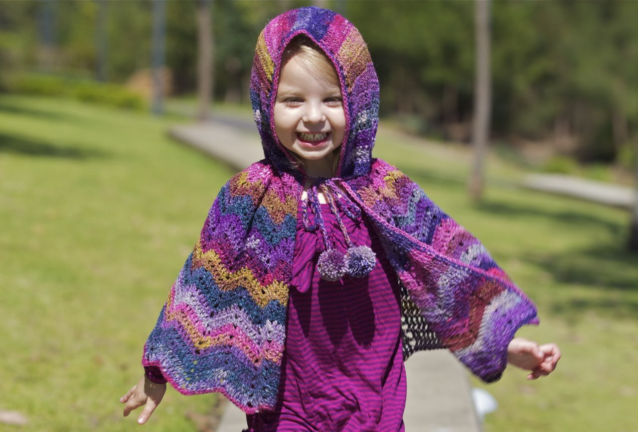 Crochet Cloak With Hood Pattern Hooded Toddler Crochet Cape