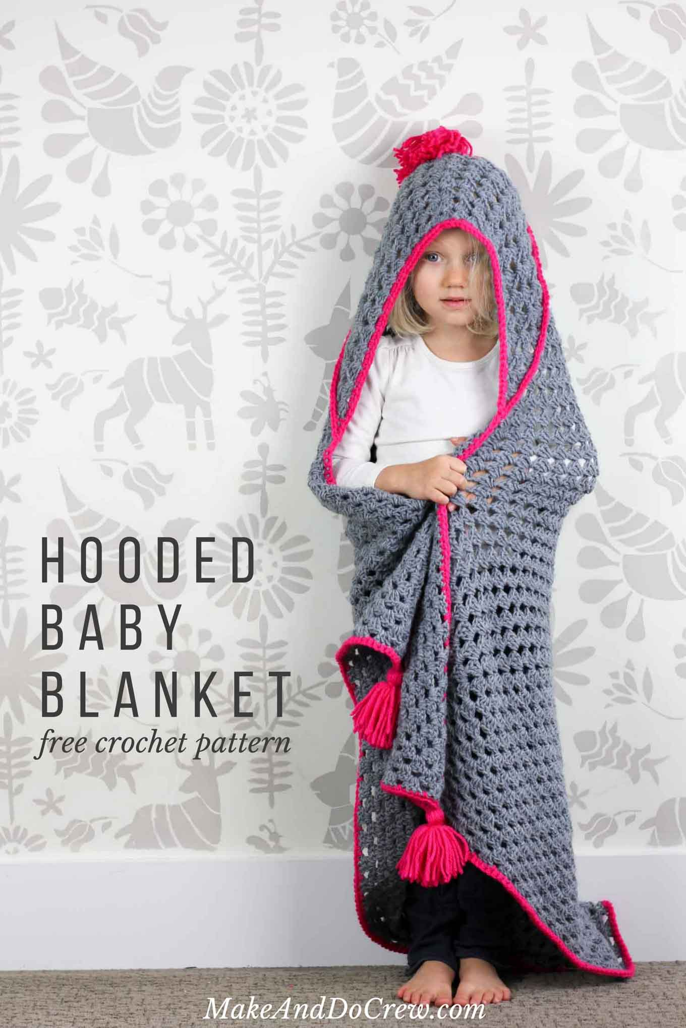 Crochet Cloak With Hood Pattern Modern Crochet Hooded Ba Blanket Free Pattern For Charity