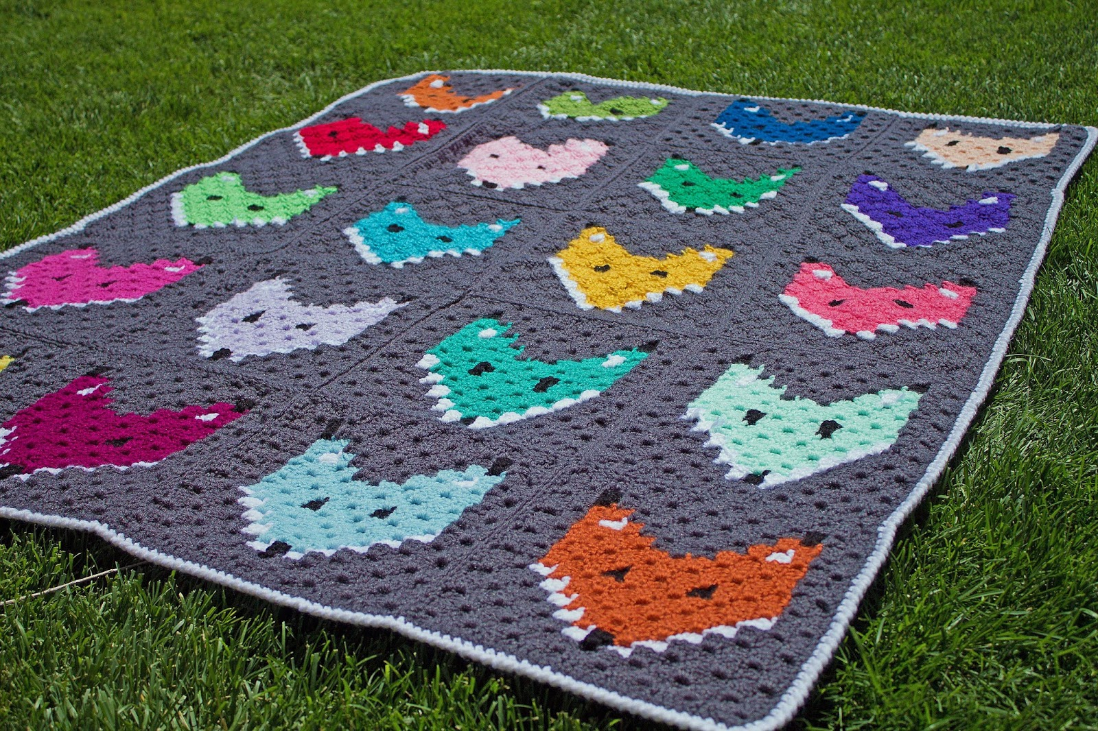 Crochet Corner To Corner Blanket Pattern Free Pattern C2c Fox Block Blanket Thefriendlyredfox