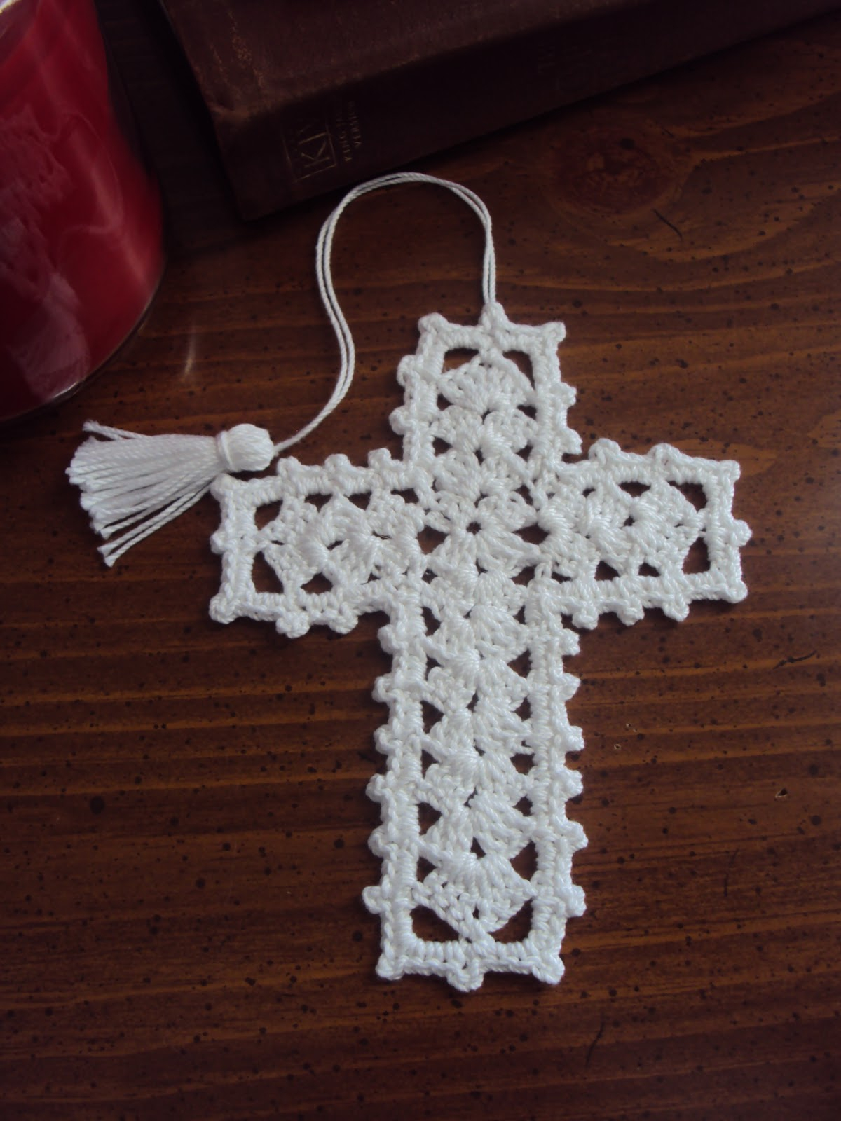 Crochet Cross Pattern Creative Creations Vicki Cross Bookmark