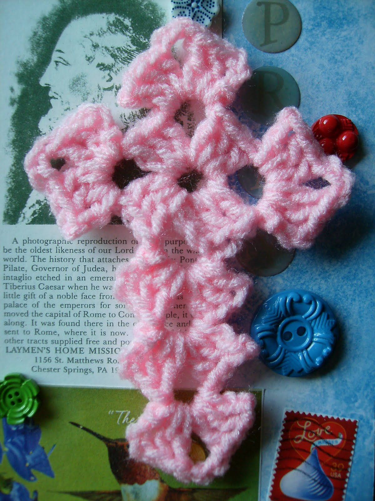 Crochet Cross Pattern Cross Crochet Pattern I Thought I Had All The Cross Patterns Id