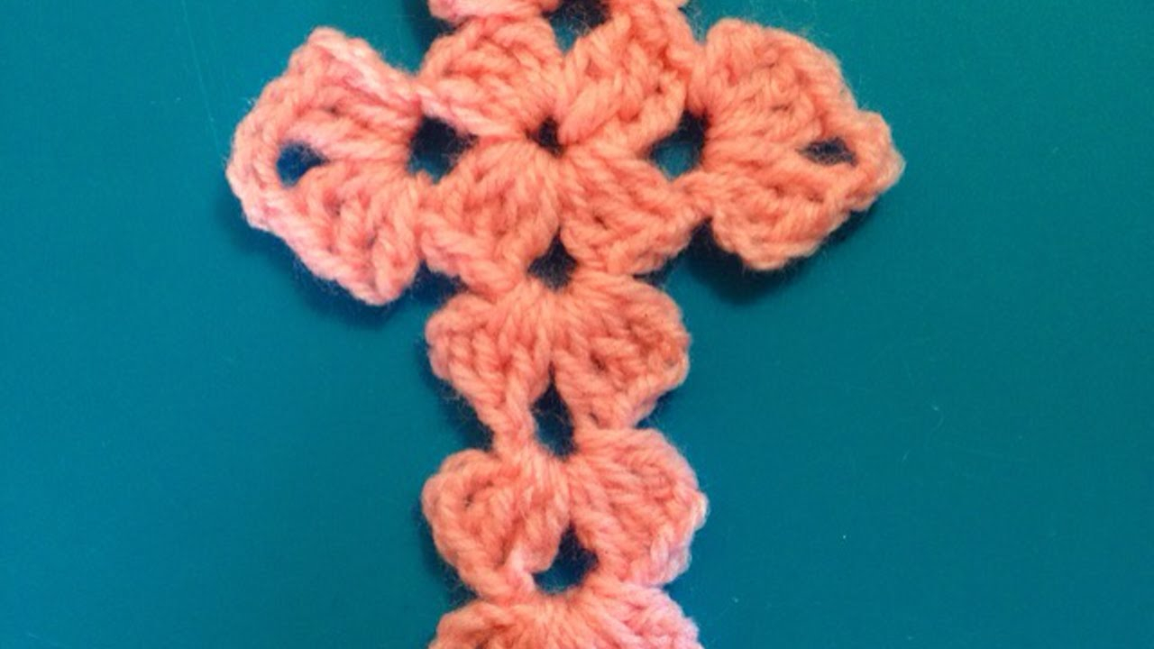Crochet Cross Pattern How To Crochet A Very Easy And Lovely Cross Diy Crafts Tutorial