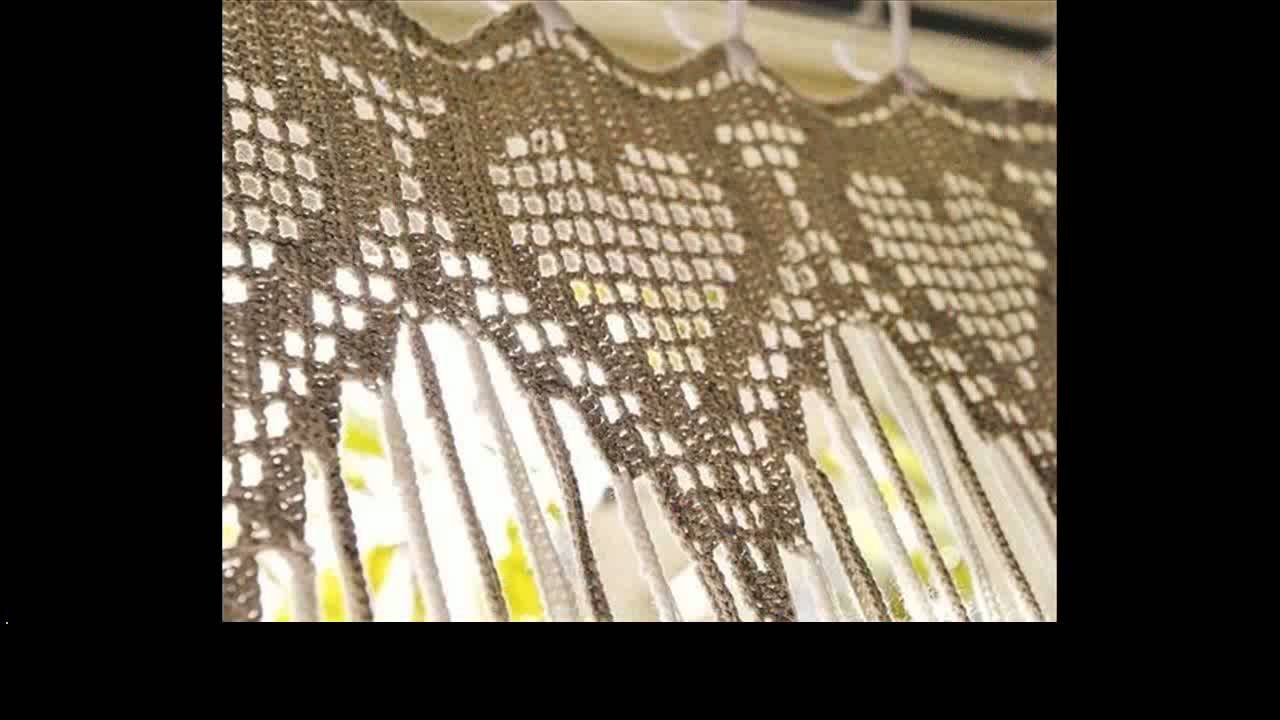 Crochet Curtain Patterns Easy Crochet Curtains Tutorial Youtube