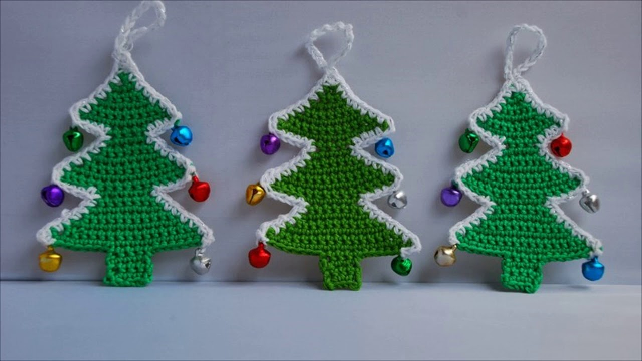 Crochet Decoration Patterns Crochet Christmas Tree Ornament Patterns Youtube