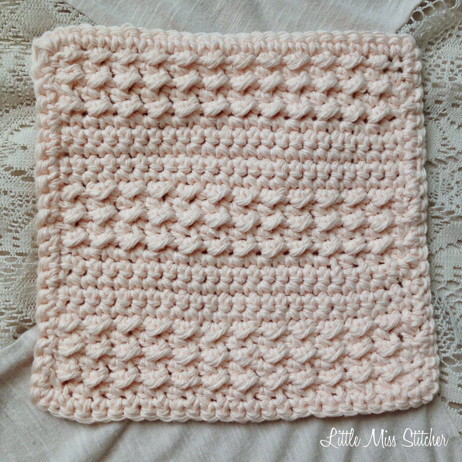 Crochet Dishcloth Free Pattern Little Miss Stitcher 5 Free Crochet Dishcloth Patterns
