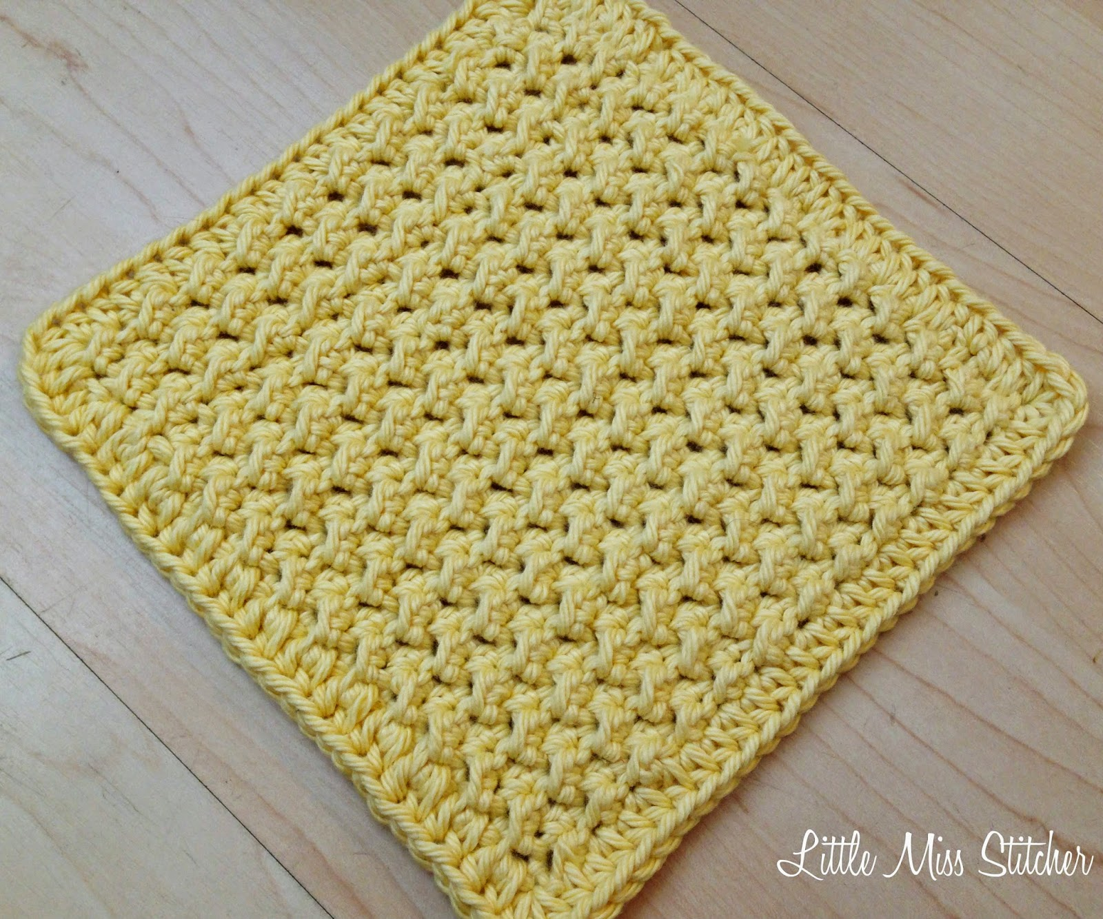 Crochet Dishcloth Free Pattern Little Miss Stitcher 5 Free Crochet Dishcloth Patterns