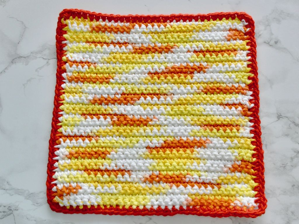 Crochet Dishcloth Pattern Easy Crochet Dishcloth Washcloth 9 Steps With Pictures