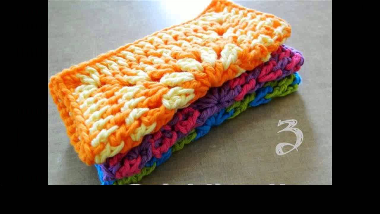 Crochet Dishcloth Pattern Free Crochet Dishcloth Patterns Youtube