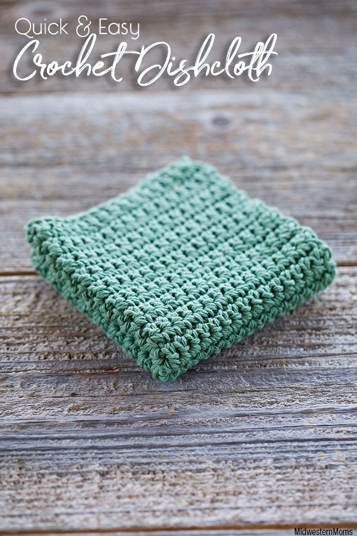 Crochet Dishcloth Pattern Quick And Easy Crochet Dishcloth Pattern