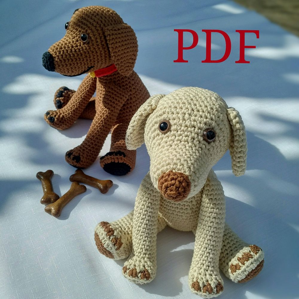 Crochet Dog Pattern Details About Pdf Crochet Pattern Pdf Labrador Crochet Pattern