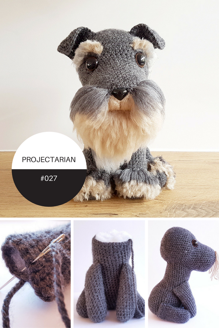Crochet Dog Pattern Project 027 Amigurumi Dog With Diy Fur Projectarian Tutorials