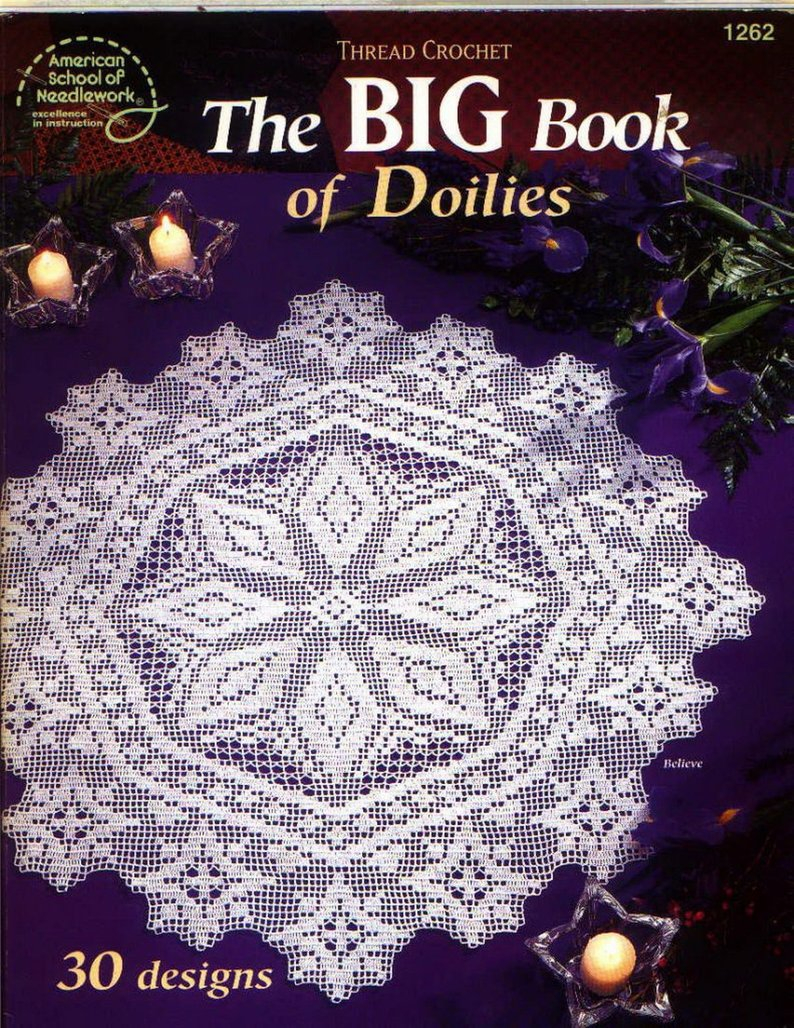 Crochet Doily Patterns Crochet Lace Pattern Crochet Tablecloth Crochet Doily Patterns Etsy