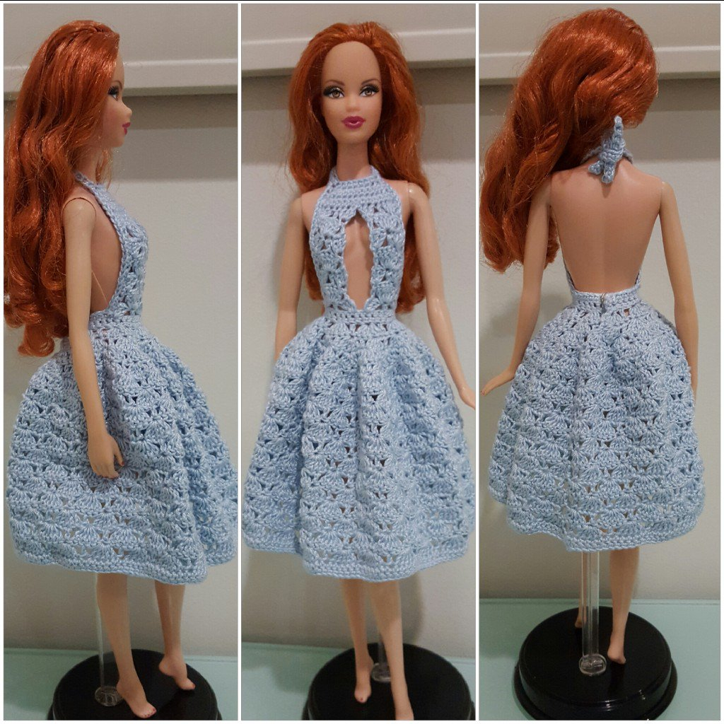 Crochet Doll Clothes Patterns Barbie Sexy Cleavage Dress Free Crochet Pattern Feltmagnet