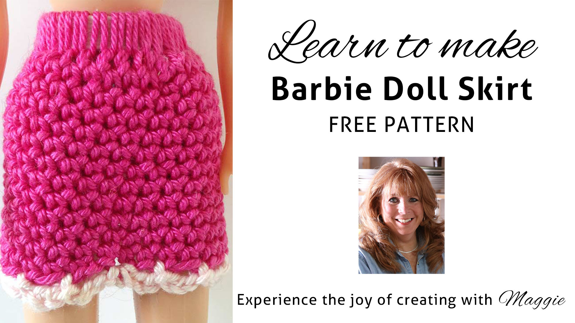 Crochet Doll Dress Patterns For Barbies Doll Skirt Free Crochet Pattern