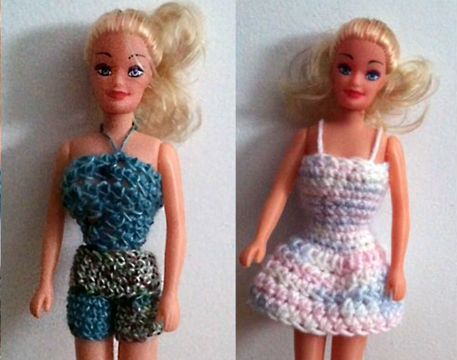 Crochet Doll Dress Patterns For Barbies Free Crochet Barbie Clothing Patterns Lovetoknow